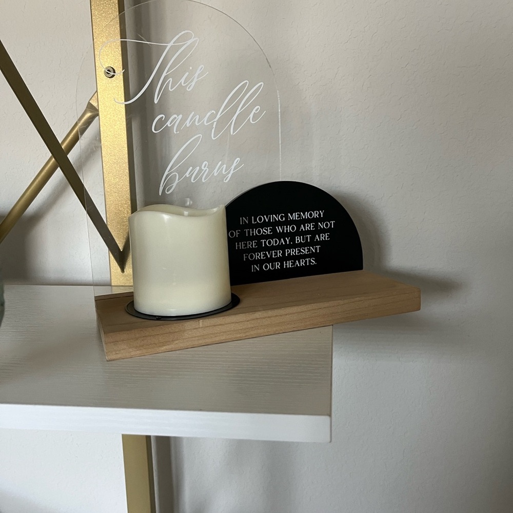 Sympathy In Loving Memory Candle - Picture 4 of 7